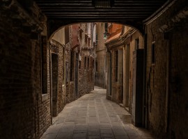 Una calle de Venecia