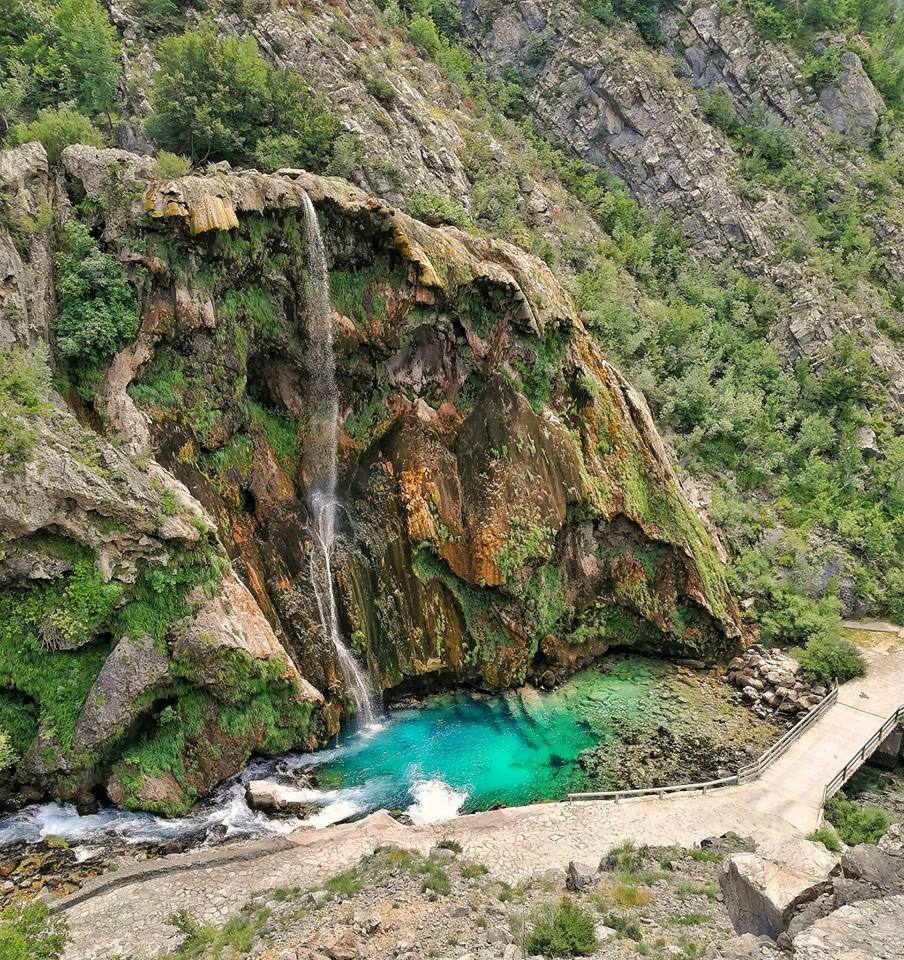 River Krka natural water spring – a hidden beauty under the glorious waterfall