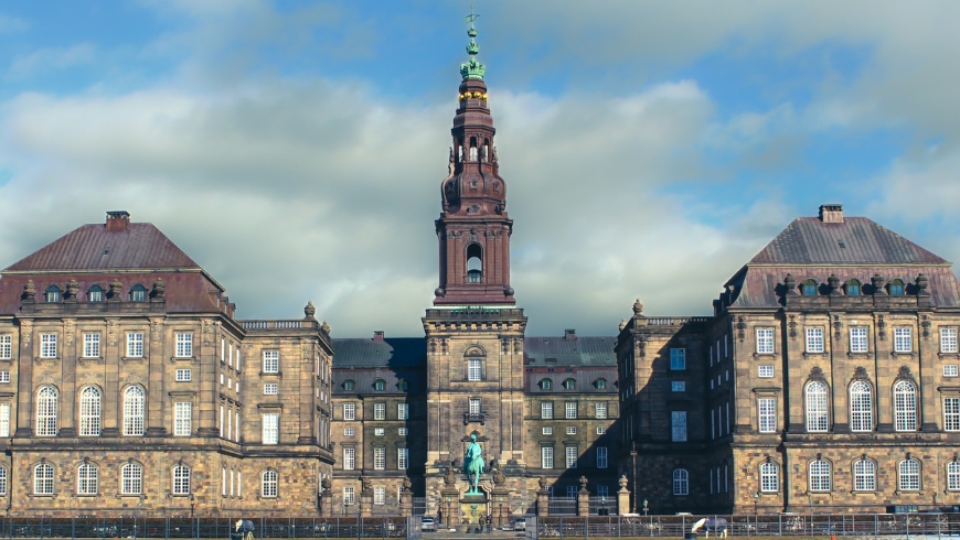Palazzo di Christiansborg a Copenaghen, uno dei più importanti nella capitale danese